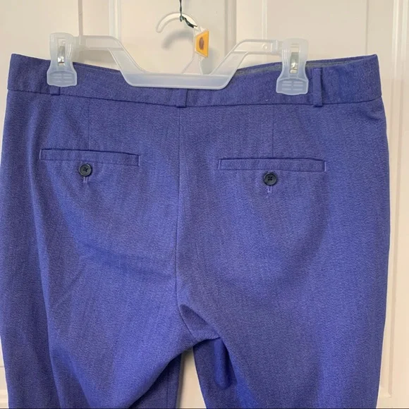 Banana Republic Avery Pants Womens Chambray Soft Stretch Denim Tapered Leg Sz 10 - Picture 4 of 10